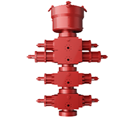 13 5/8-15000PSI<br>高抗硫防噴器組<br>（2FZ35-105閘板防噴器、FH35-70/105環(huán)形防噴器）
